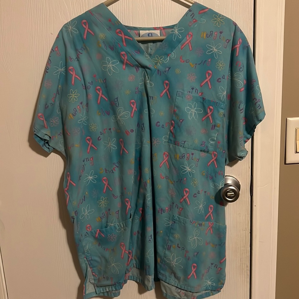 No longer wear scrubs. 2x size